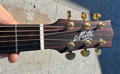 Maton Troubadour  headstock