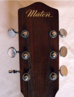 Maton F11 headstock